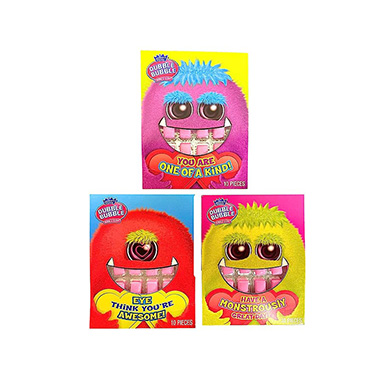 Valentines Chewing Gum Cards 10ct 
